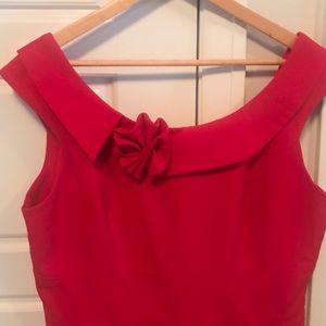 Red Calvin Klein Sheath